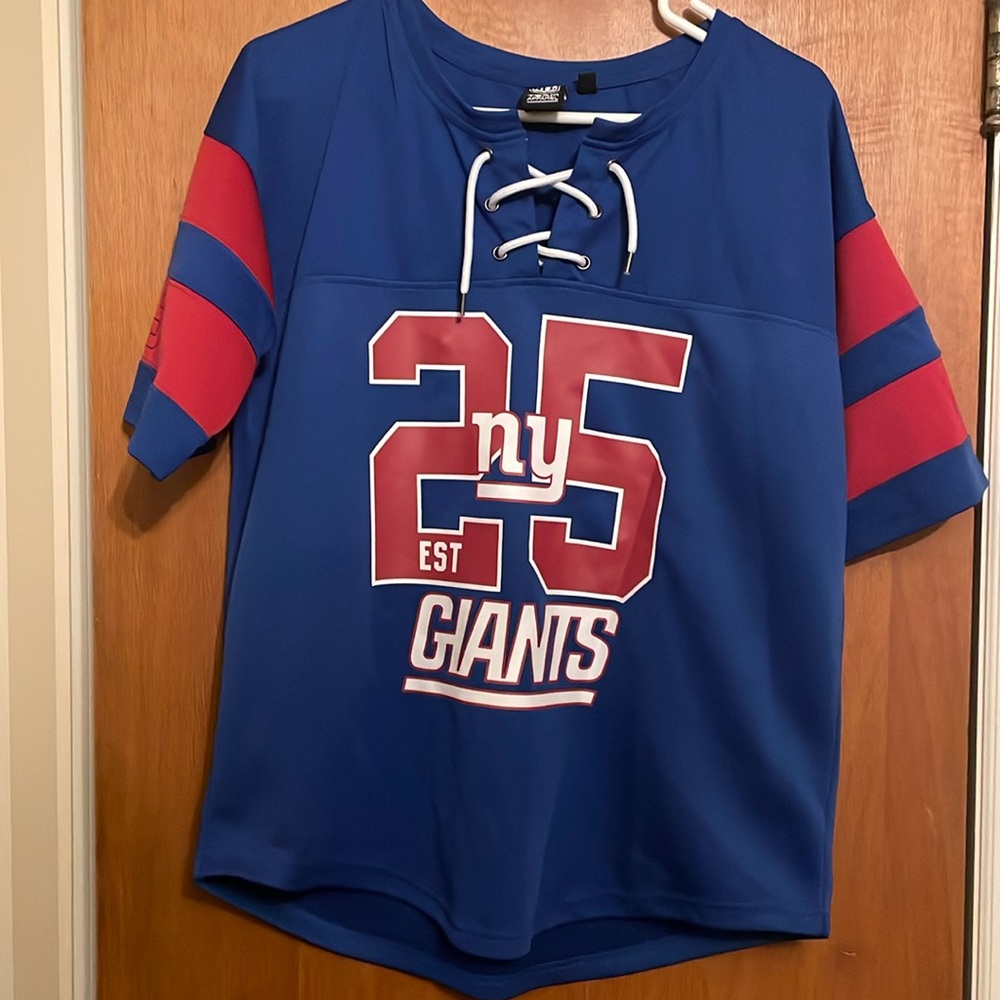 Lace up NY Giants shirt